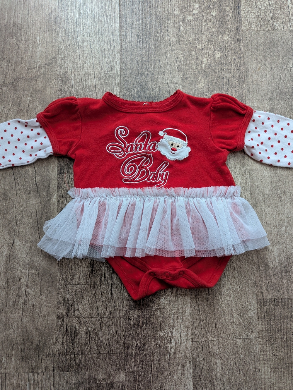Baby Girl "Santa Baby" Bodysuit